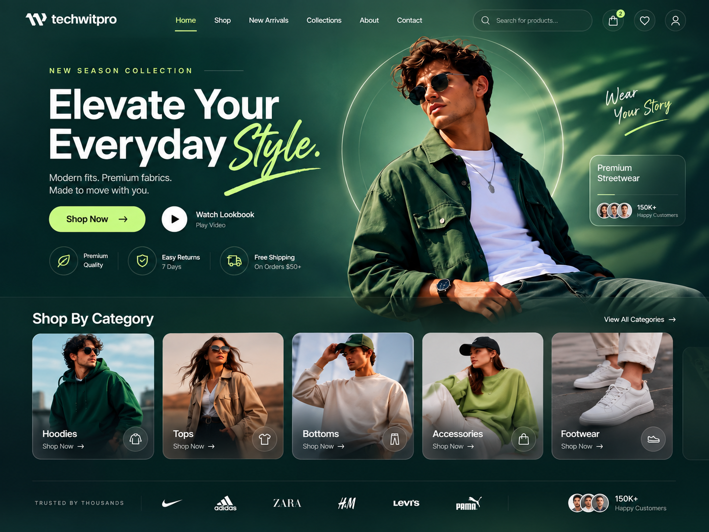 Website after redesign